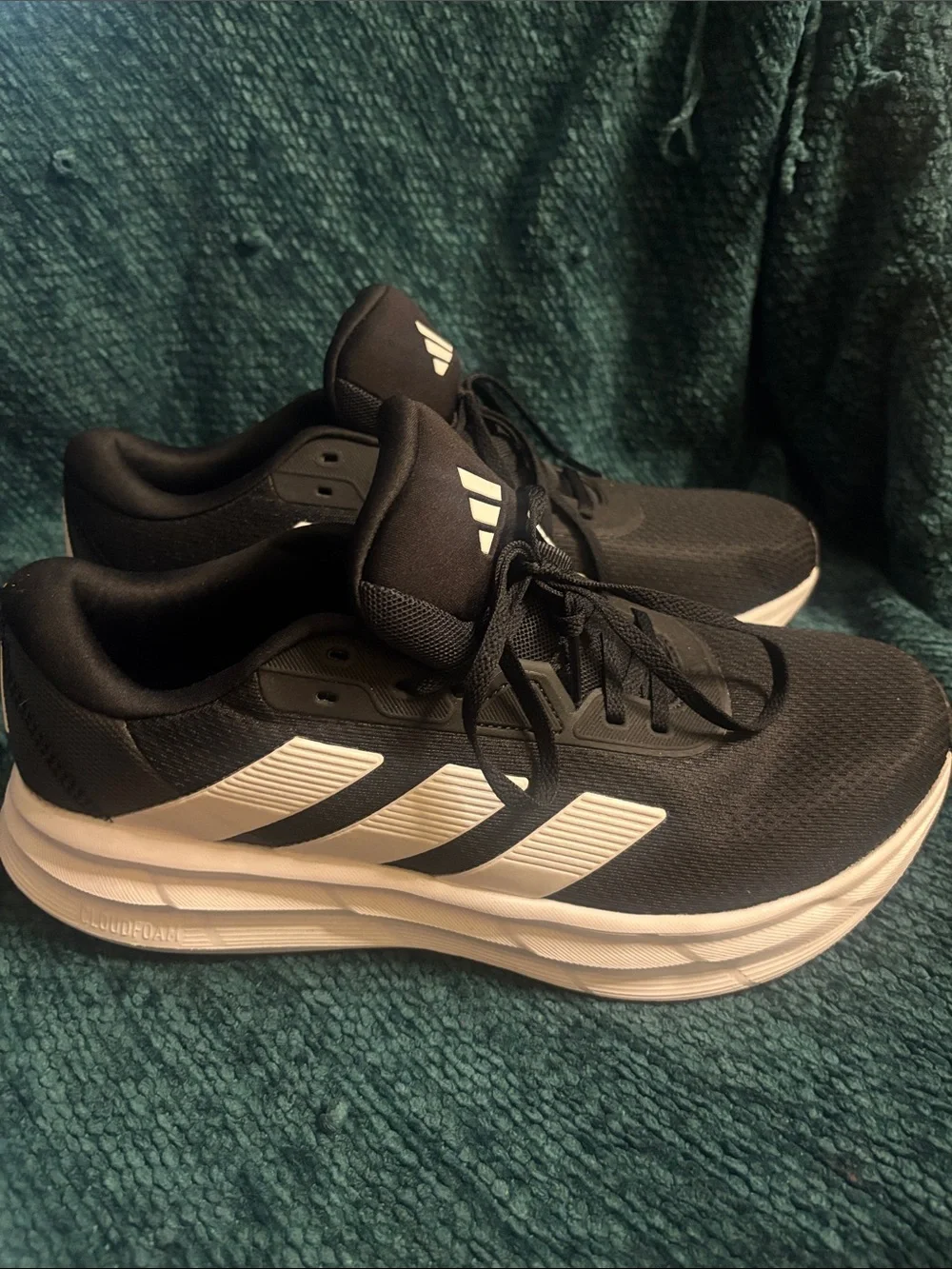 adidas Kids Black and White Athletic Sneakers